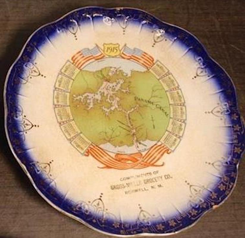 1915 The Panama Canal Calendar Plate (8\